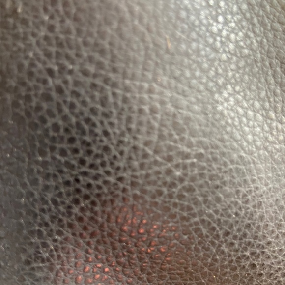 Pleather satchel with nylon lining and baseball top stitching - Picture 11 of 16